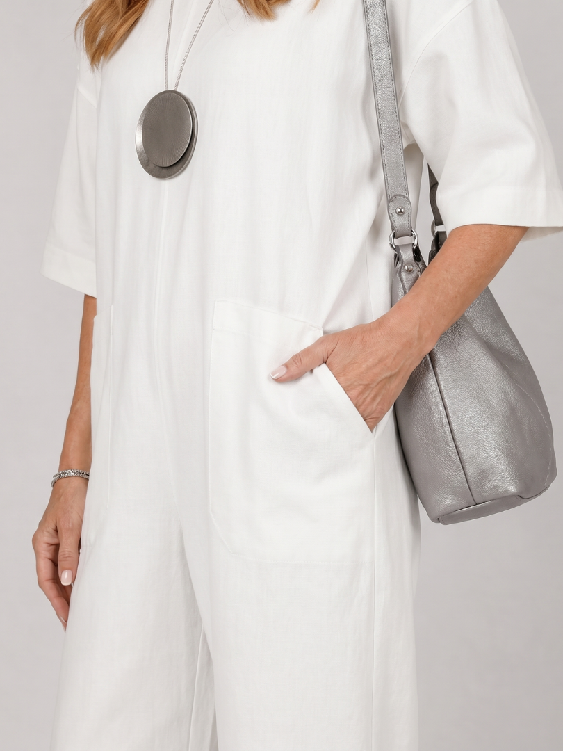Tyro | Wide Leg Pocket Jumpsuit