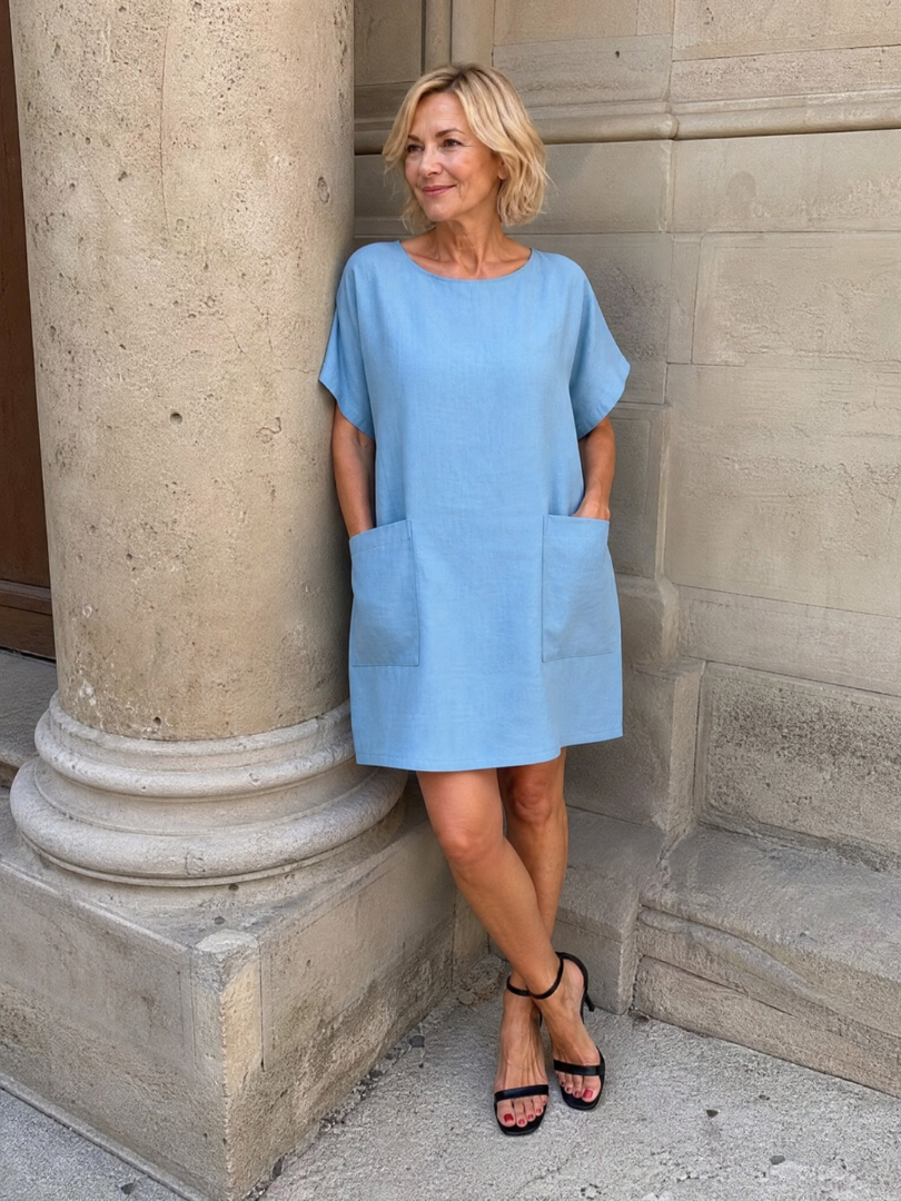 Endellion | Oversized Pocket Mini Dress